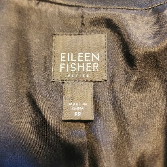 Eileen Fisher 100% Silk Bolero Jacket Womens S Classic Formal Corpcore - Picture 3 of 7
